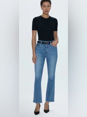 Pistola Krista High Rise Slim Boot Jeans 31 Medium Wash Stretch Flare Classic